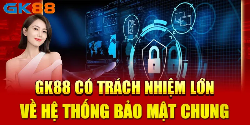 GK88 có trách nhiệm về hệ thống bảo mật