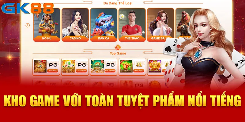 Kho game với toàn tuyệt phẩm nổi tiếng
